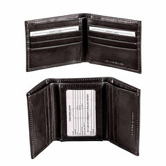 Brigham Young University, Bi-Fold and Tri-Fold Wallet Gift Set, Black