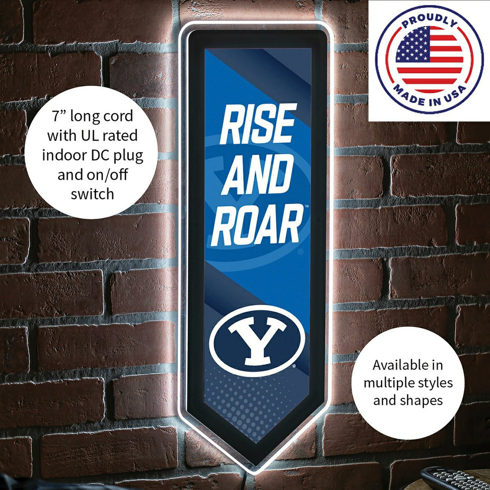 LED Wall Decor, Pennant, Brigham Young University