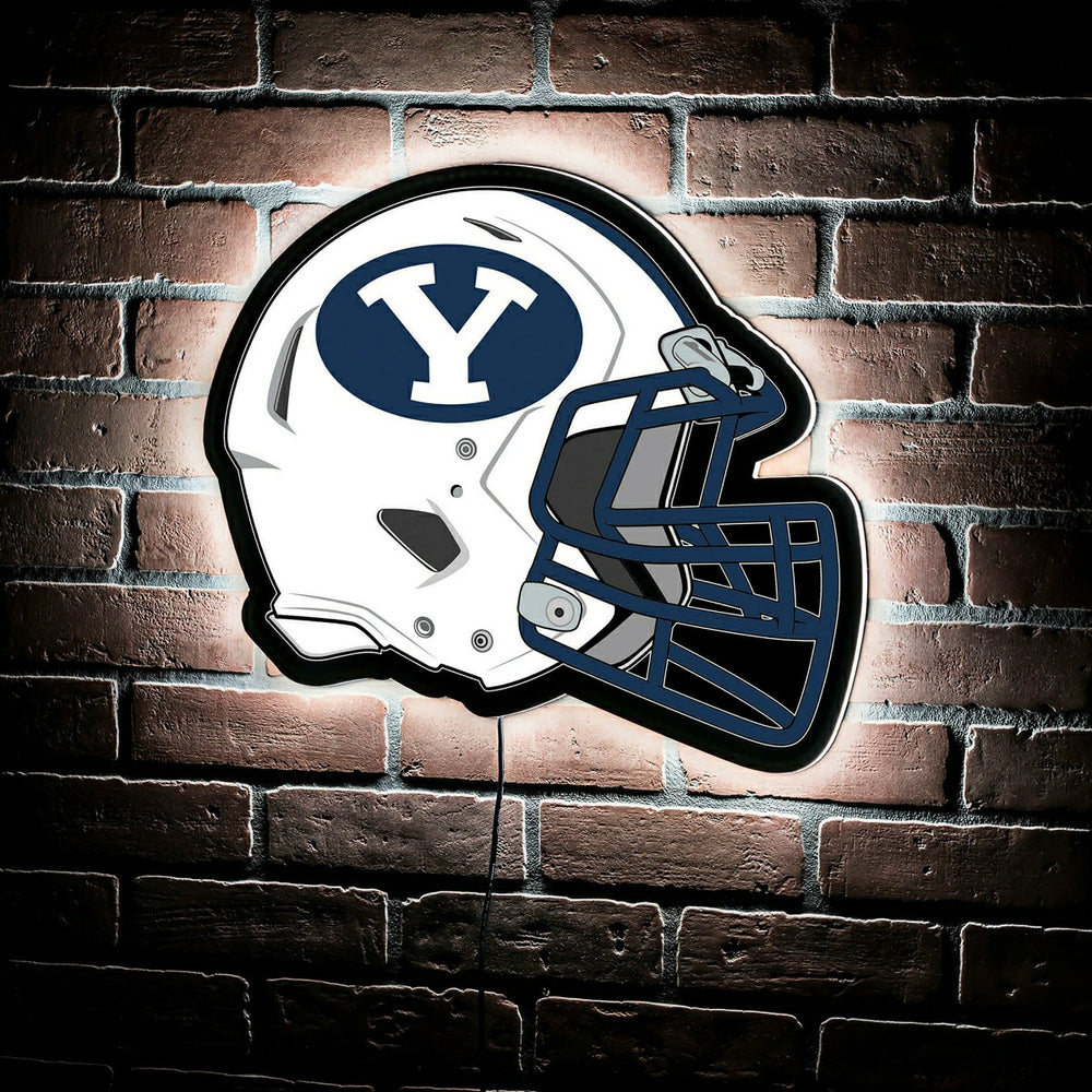 LED Wall Decor, Helmet, Brigham Young University