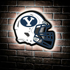 LED Wall Decor, Helmet, Brigham Young University