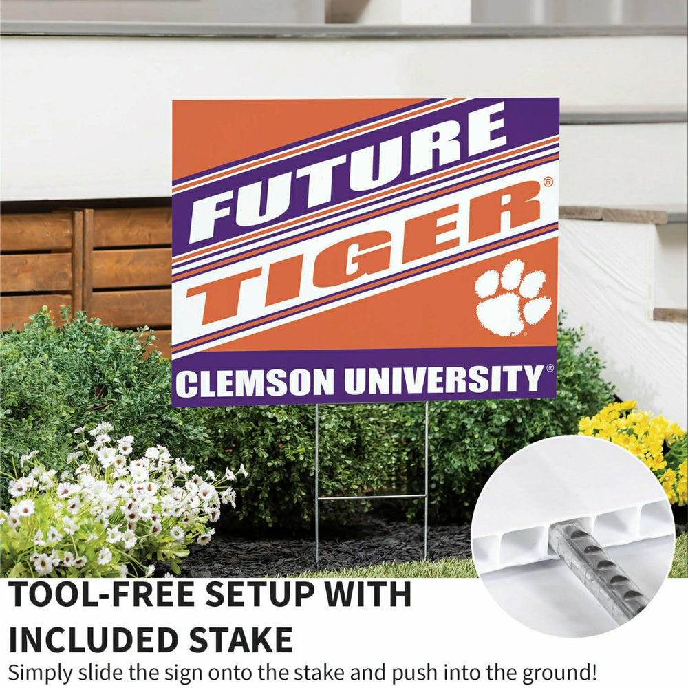 Clemson University Coroplast Yard Sign, Future Student