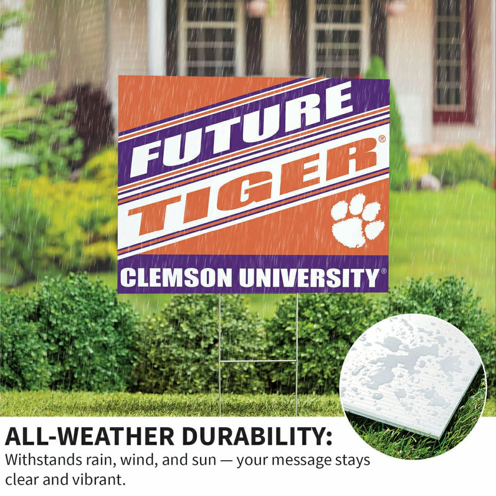 Clemson University Coroplast Yard Sign, Future Student