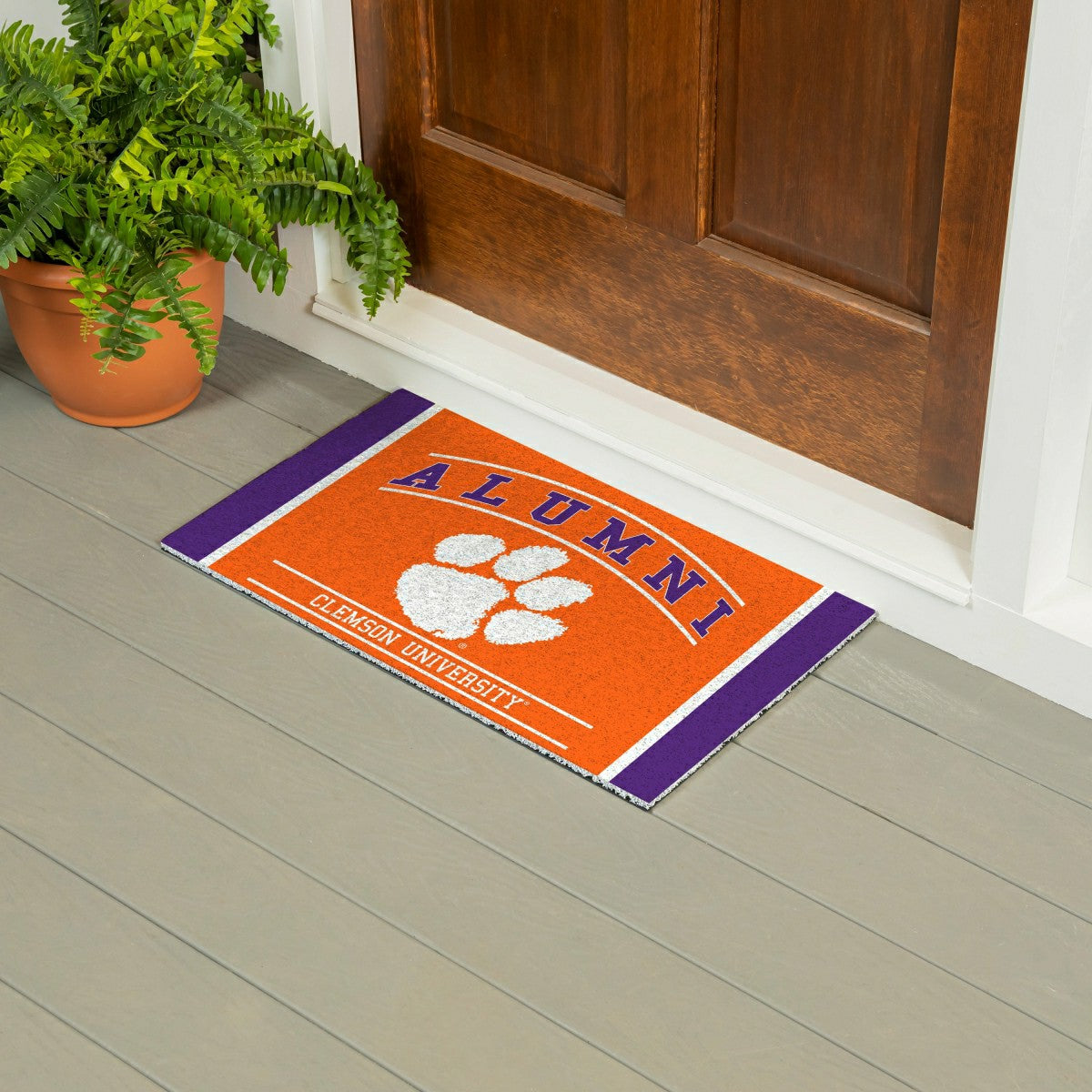 Clemson University Alumni Mat, 28"x16"