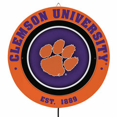 Clemson University, Metal Lite, Round
