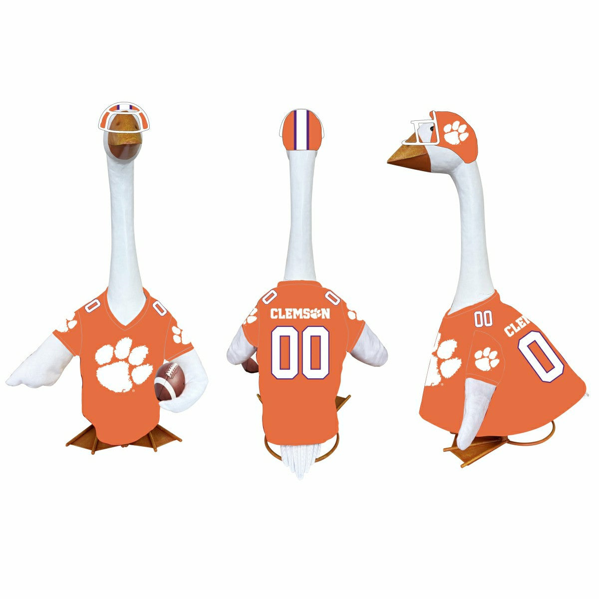 Clemson University Sports Porch Goose Uniform