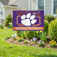 Clemson University Yard Sign, Patriotic