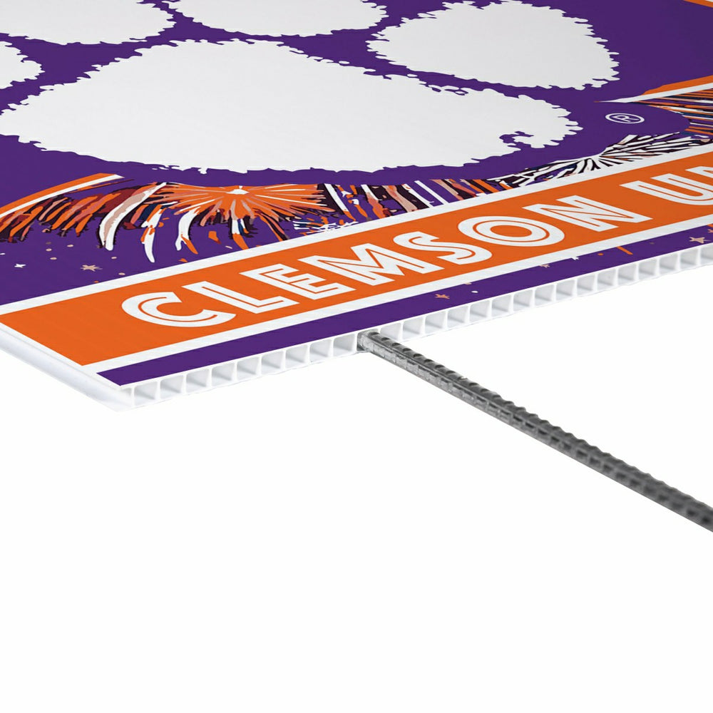 Clemson University Yard Sign, Patriotic