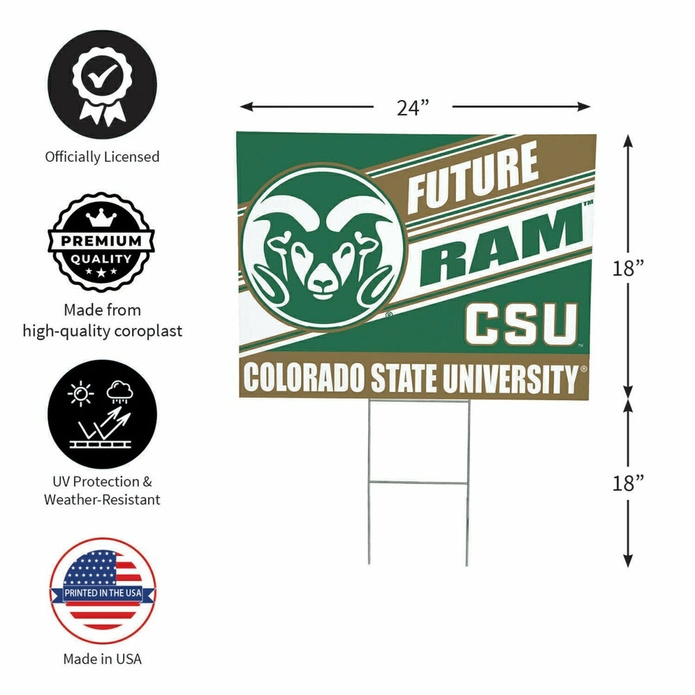 Colorado State University Coroplast Yard Sign, Future Student