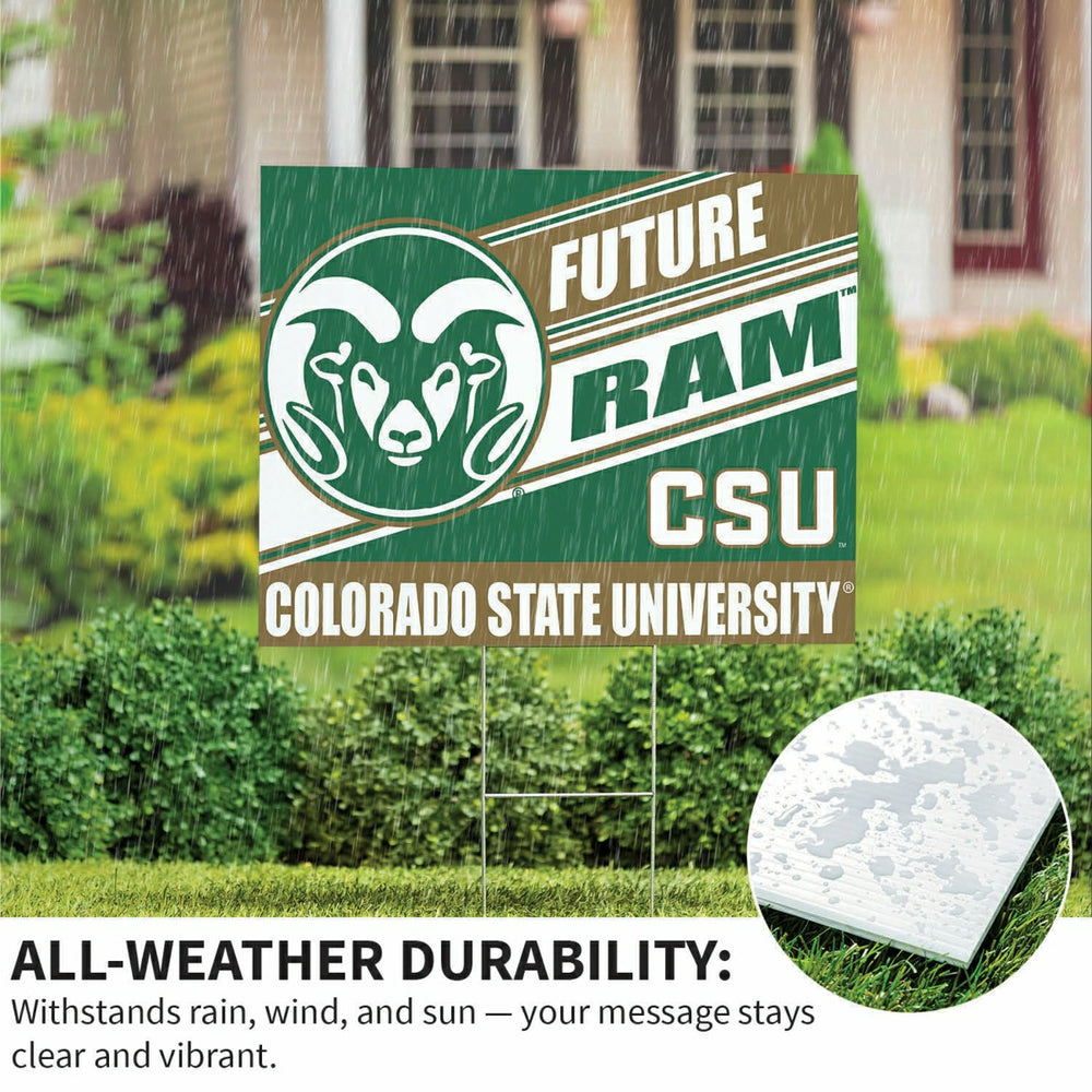 Colorado State University Coroplast Yard Sign, Future Student