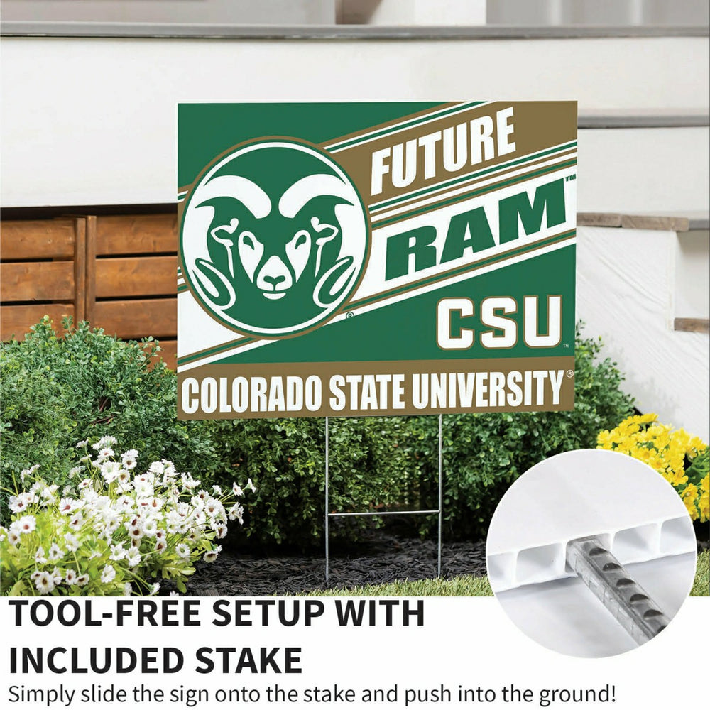Colorado State University Coroplast Yard Sign, Future Student