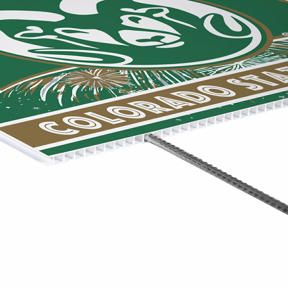 Colorado State University Yard Sign, Patriotic