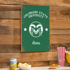 Colorado State University Wood Wall Sign, 16x24