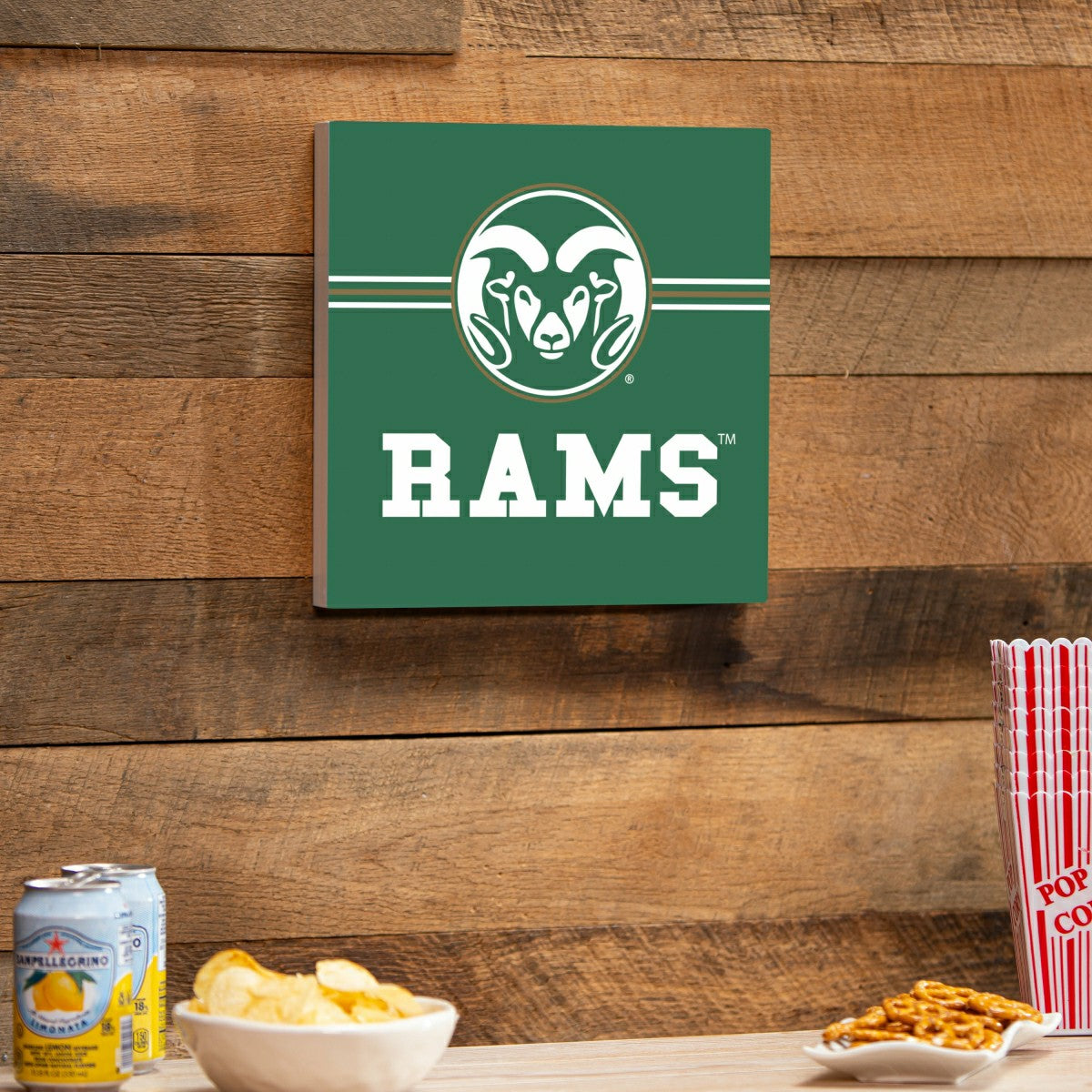 Colorado State University Wood Wall Sign, 12x12