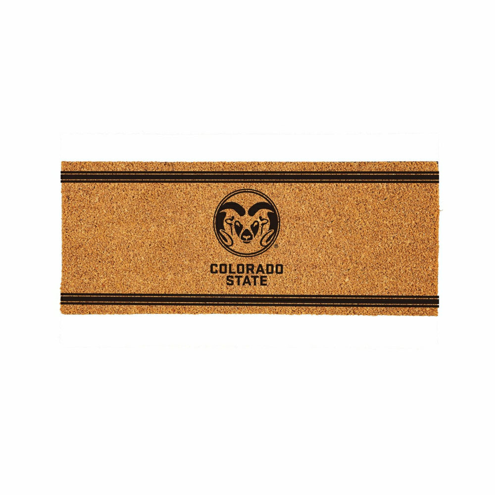 Colorado State University Extra Large One Color Coir Mat, 60"x24"