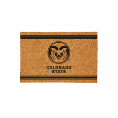 Colorado State University Large One Color Coir Mat, 36"x24"
