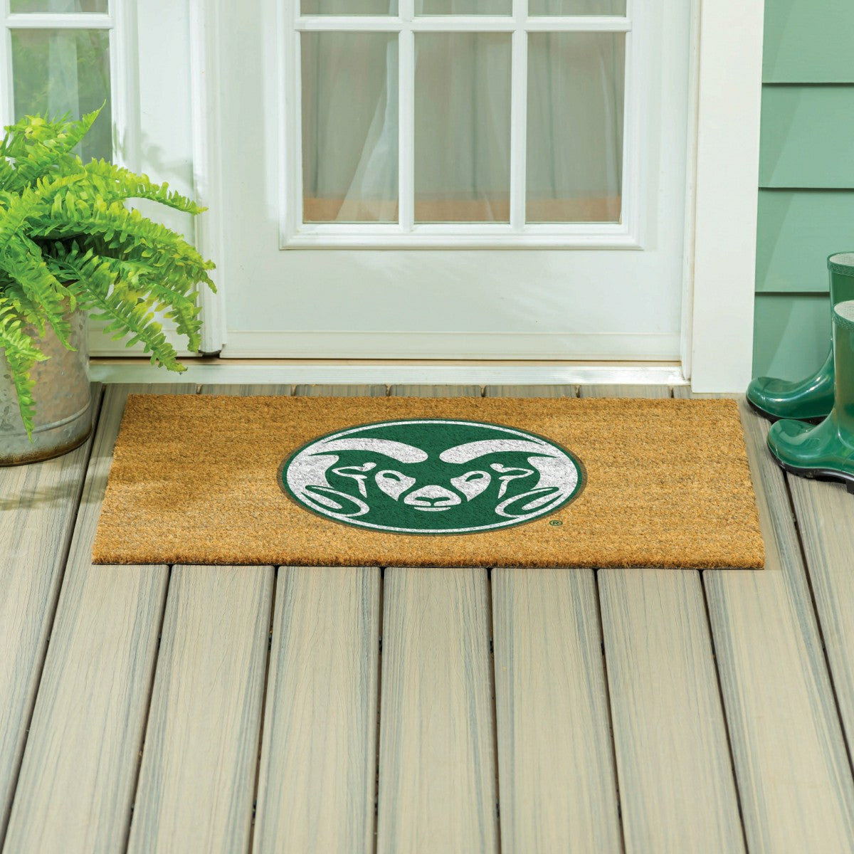 Colorado State University Large Full Color Coir Mat, 36"x24"