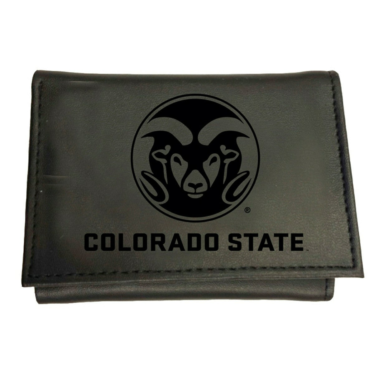 Colorado State University, Tri-Fold Wallet, Black