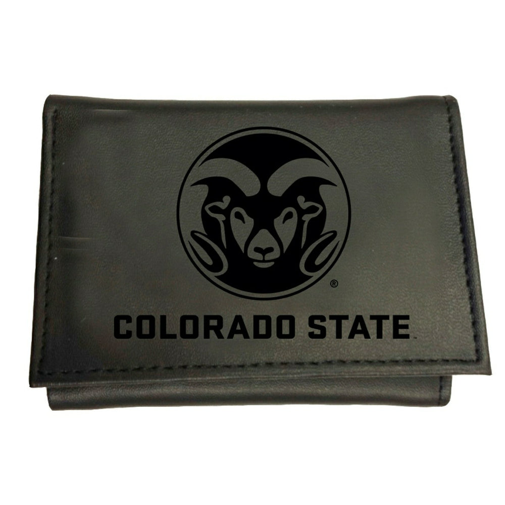 Colorado State University, Tri-Fold Wallet, Black