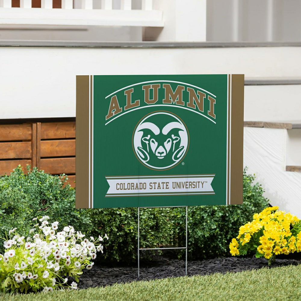 Colorado State University Coroplast Yard Sign Alumni