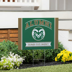 Colorado State University Coroplast Yard Sign Alumni