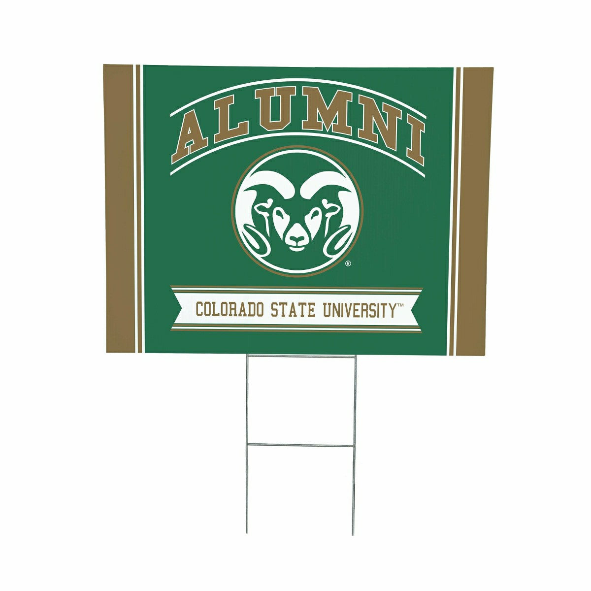 Colorado State University Coroplast Yard Sign Alumni