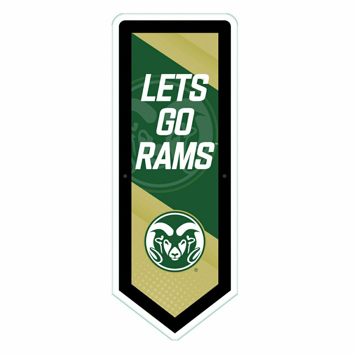 LED Wall Decor, Pennant, Colorado State University