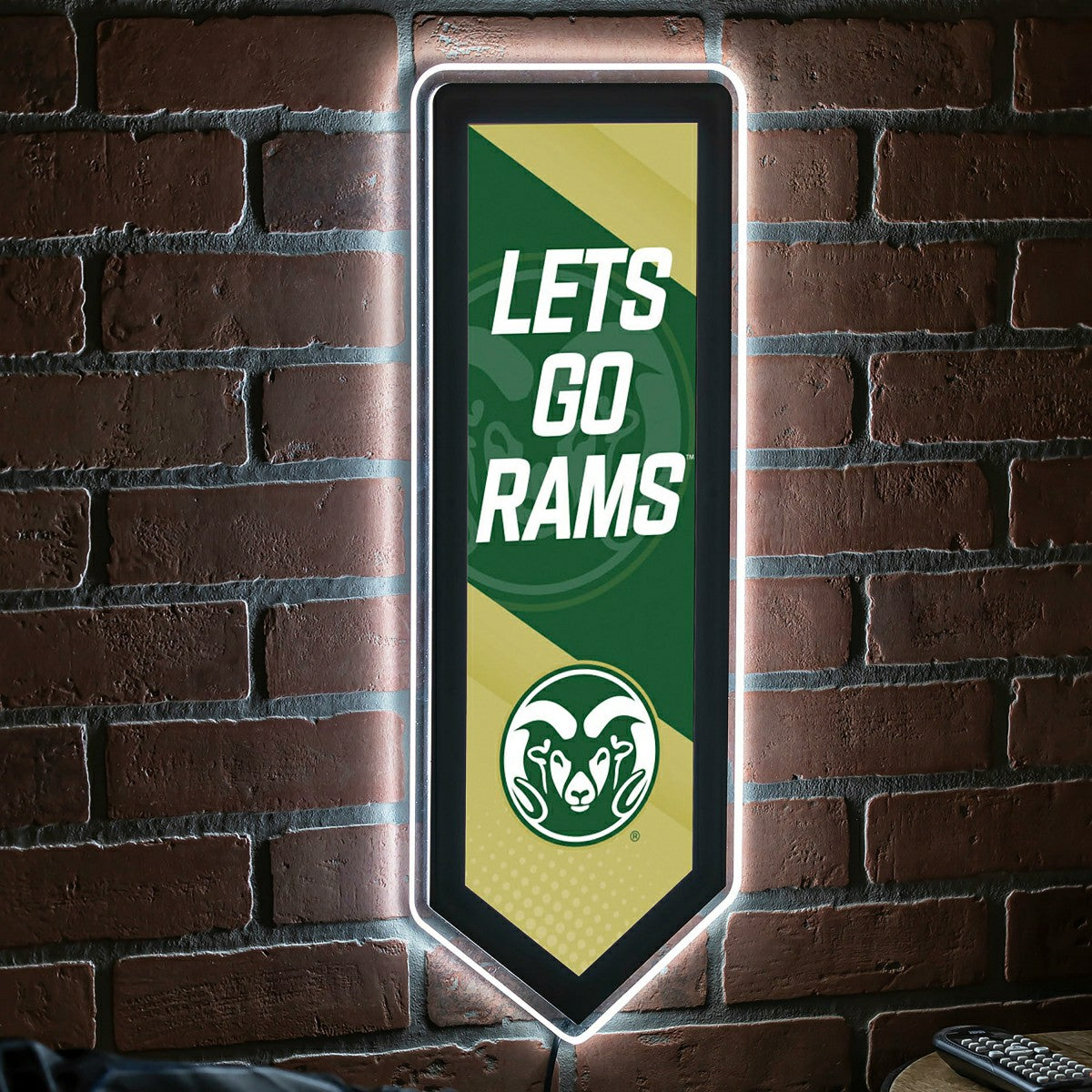 LED Wall Decor, Pennant, Colorado State University