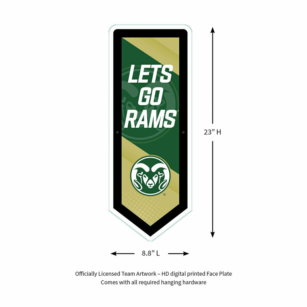 LED Wall Decor, Pennant, Colorado State University