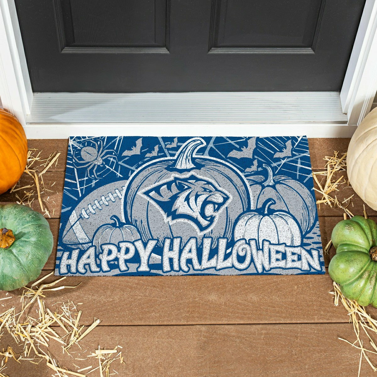 Dakota Wesleyan University Halloween Mat, 28"x16"