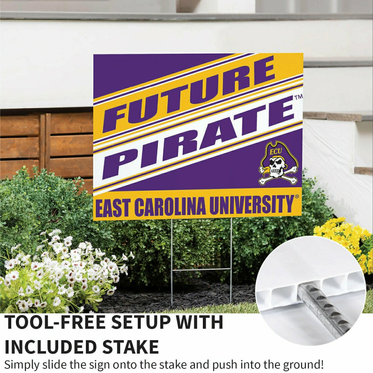 East Carolina University Coroplast Yard Sign, Future Student