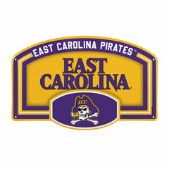 East Carolina University USA Embossed Steel Wall Sign, 11" x 17"