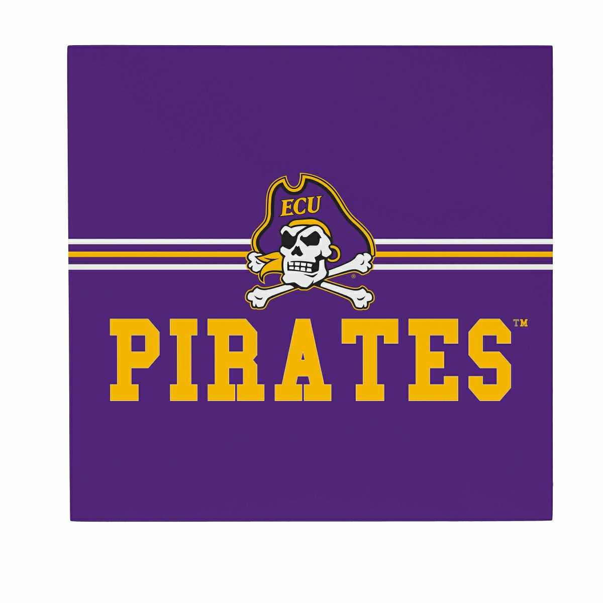 East Carolina University Wood Wall Sign, 12x12