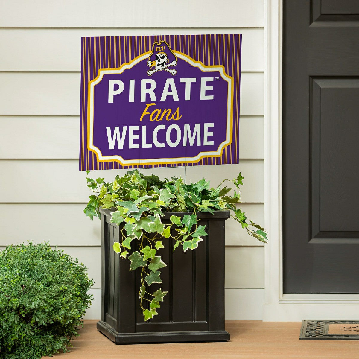 East Carolina University Coroplast Yard Sign, "Fans Welcome"