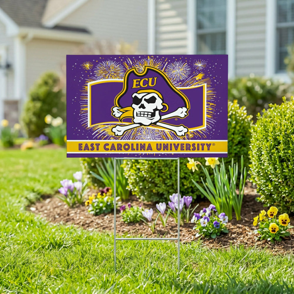East Carolina University Yard Sign, Patriotic
