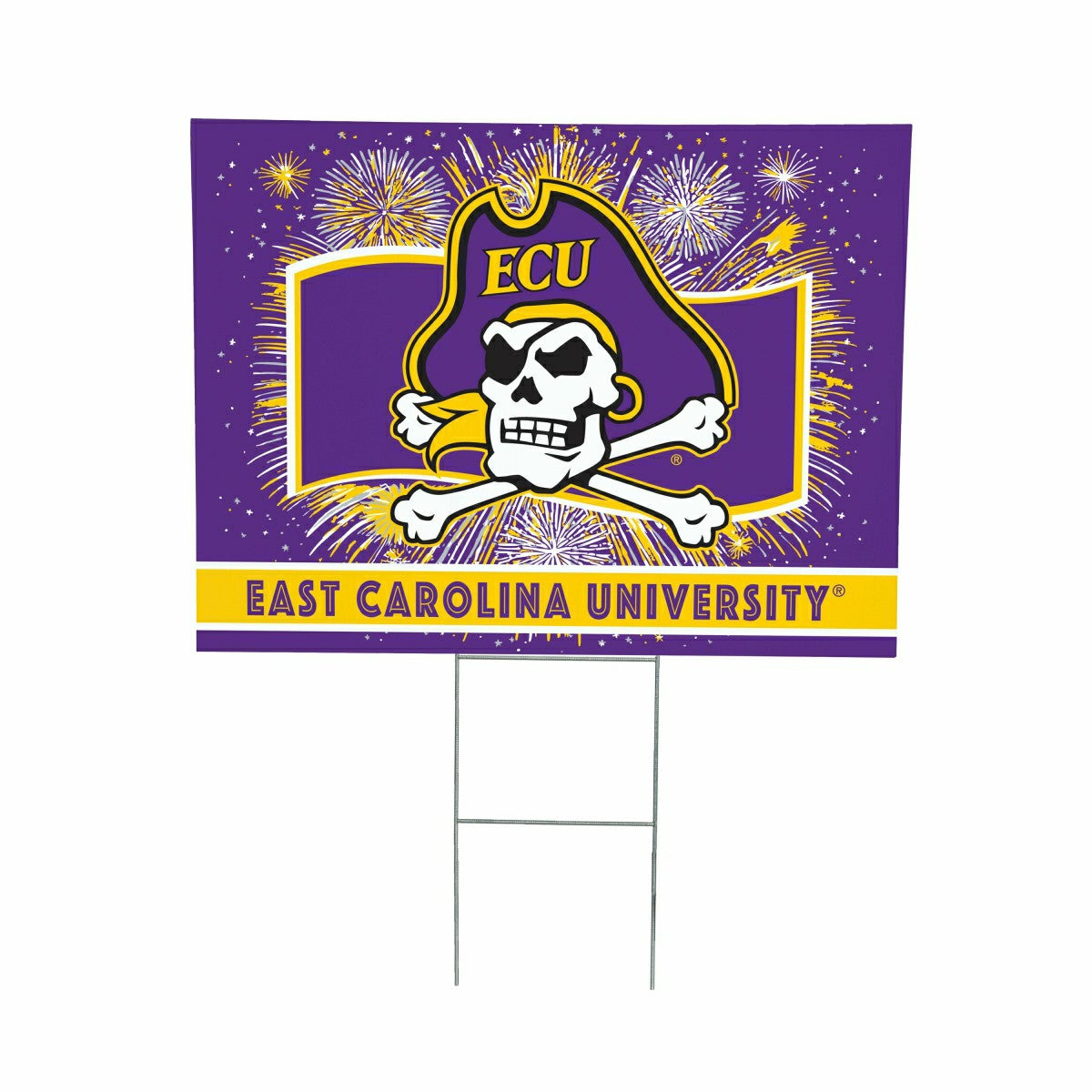 East Carolina University Yard Sign, Patriotic