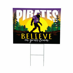 East Carolina University Yard Sign, Bigfoot