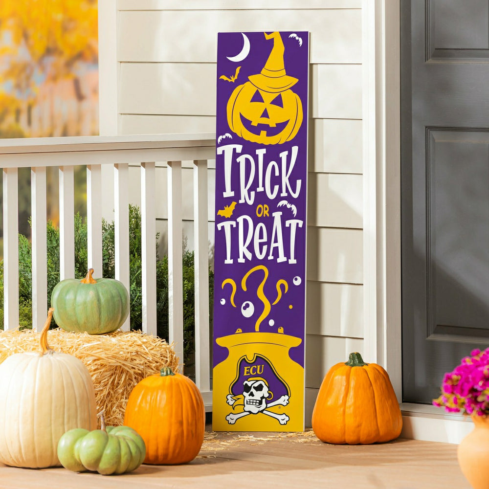 47" Double Sided Leaner, East Carolina University, Halloween