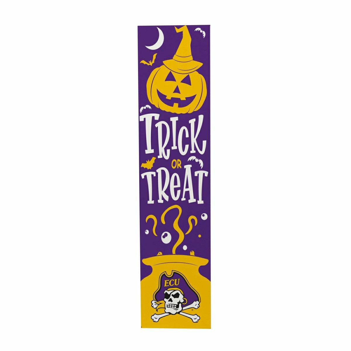 47" Double Sided Leaner, East Carolina University, Halloween