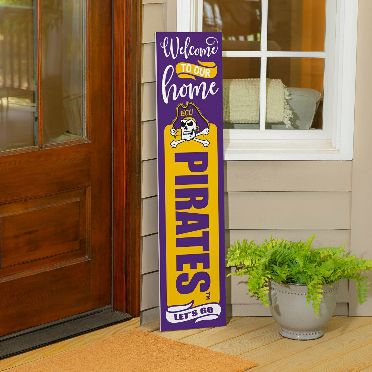 47" Double Sided Leaner, East Carolina University, Halloween
