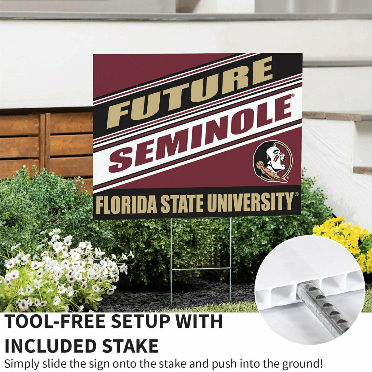 Florida State University Coroplast Yard Sign, Future Student