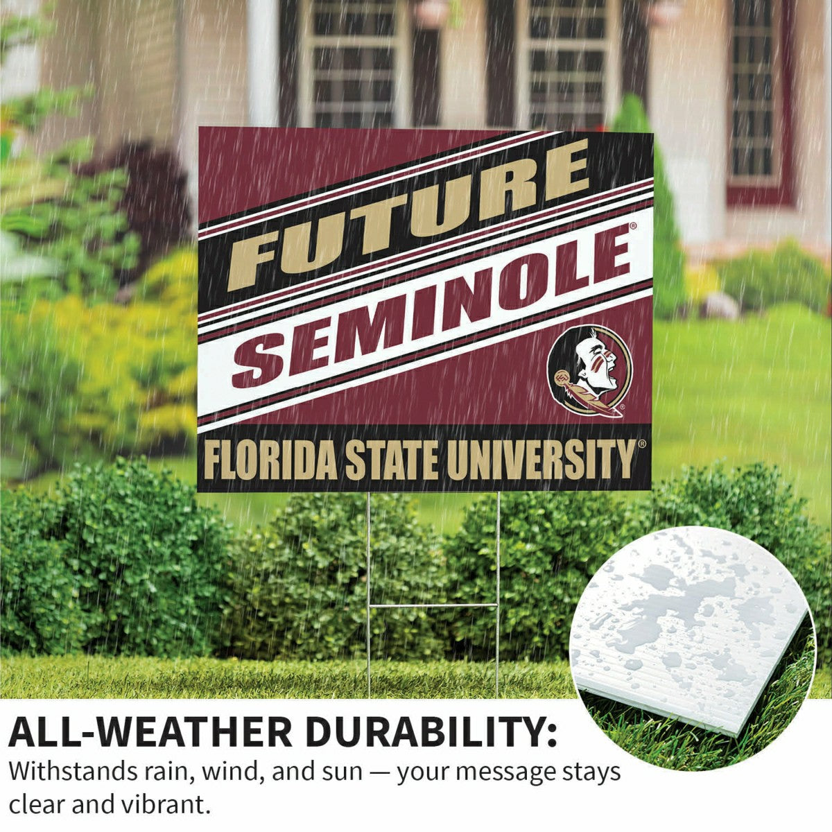Florida State University Coroplast Yard Sign, Future Student