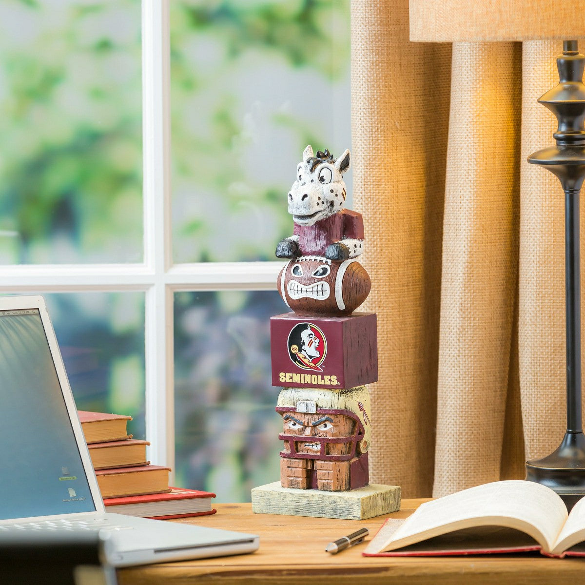 Florida State Seminoles Tiki Team Totem Garden Statue