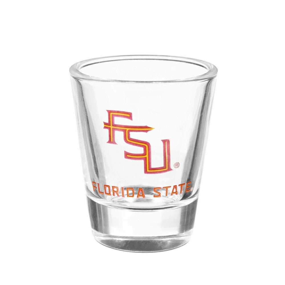 Florida State University 4-Piece Ceramic and Glass 2oz. Shot Glass Set