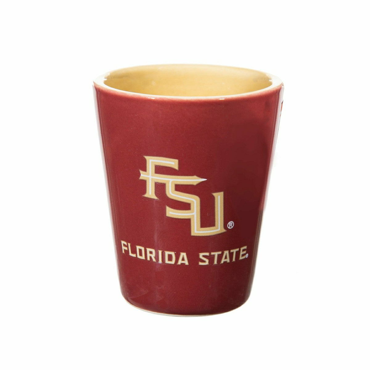 Florida State University 4-Piece Ceramic and Glass 2oz. Shot Glass Set