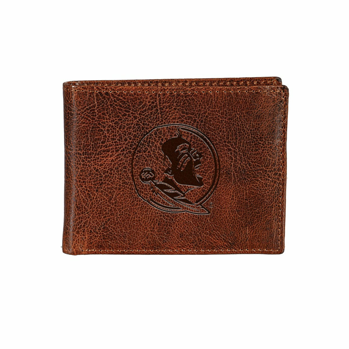 Florida State University, Embossed 100% Genuine Tumbled Leather Passca