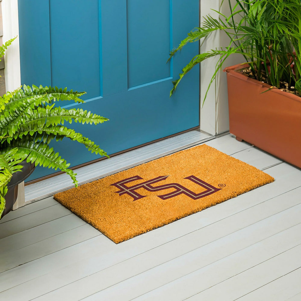 Coir Mat, 16"x28", Florida State University
