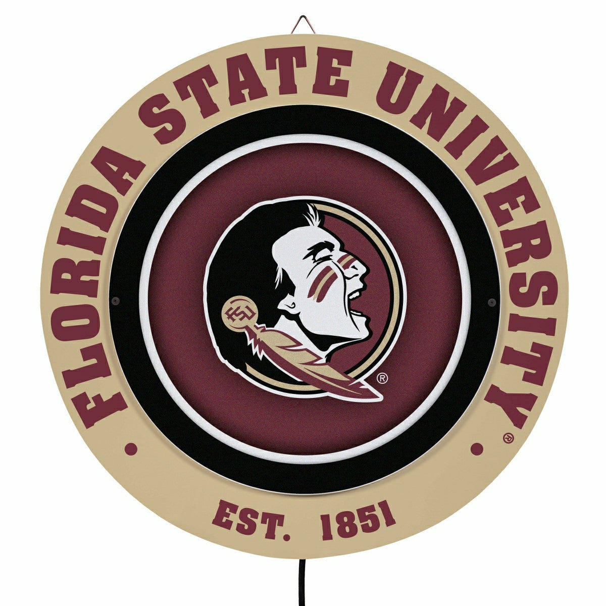 Florida State University, Metal Lite, Round
