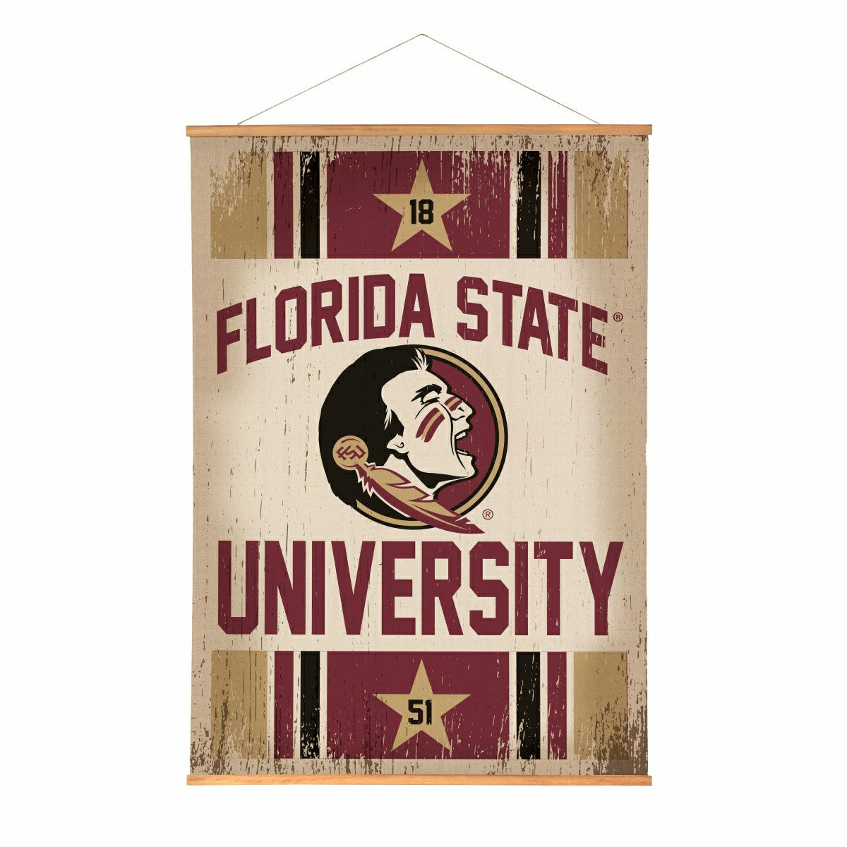 Florida State University, Canvas Wall Tapestry, Large, 54x36