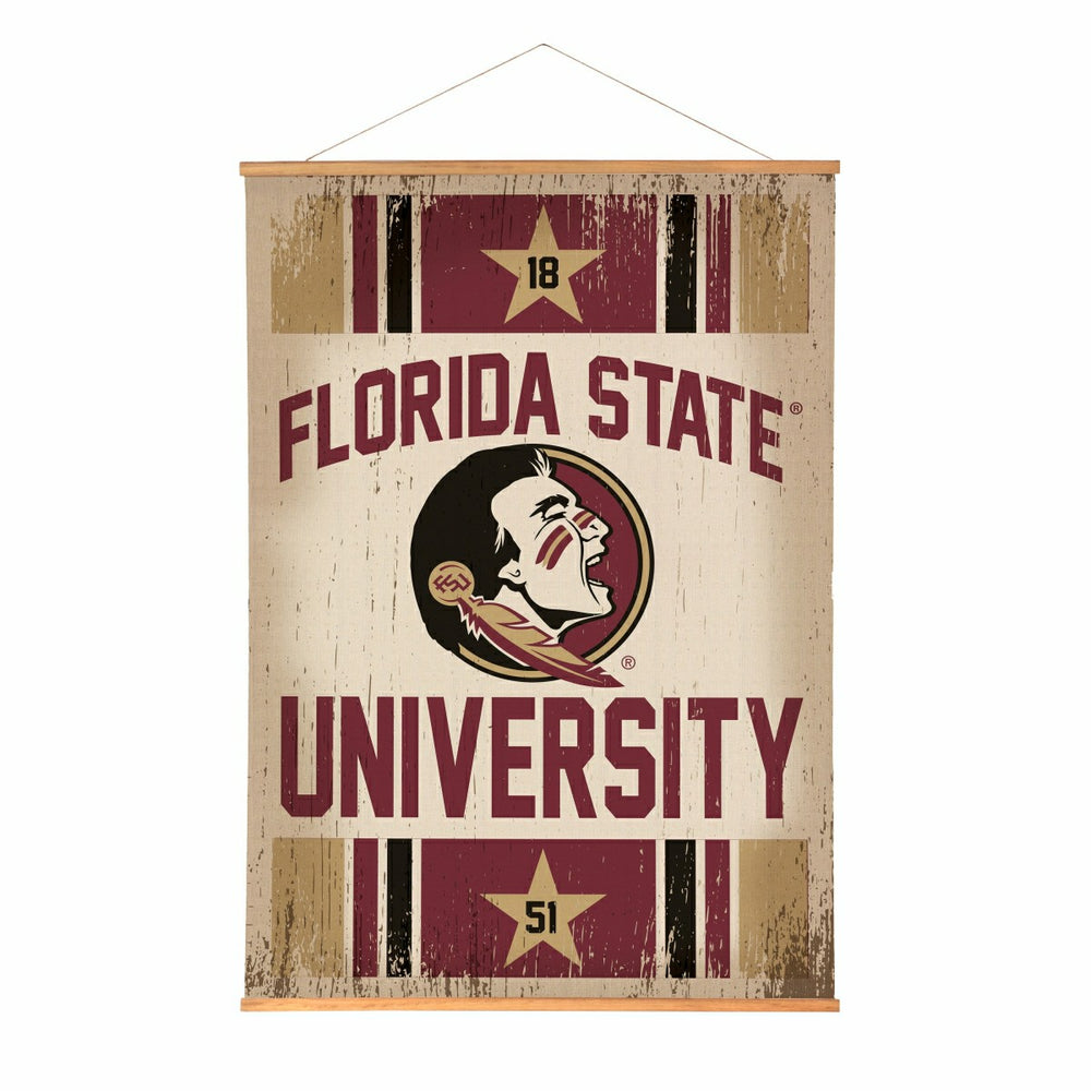 Florida State University, Canvas Wall Tapestry, Large, 54x36