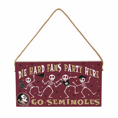 Florida State University Halloween Wood Wall Sign, 6x11